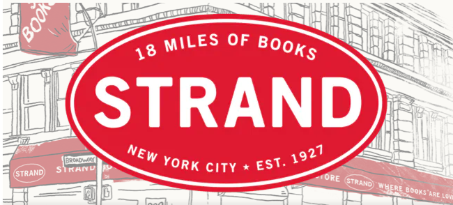 My book is available on Strand Bookstore